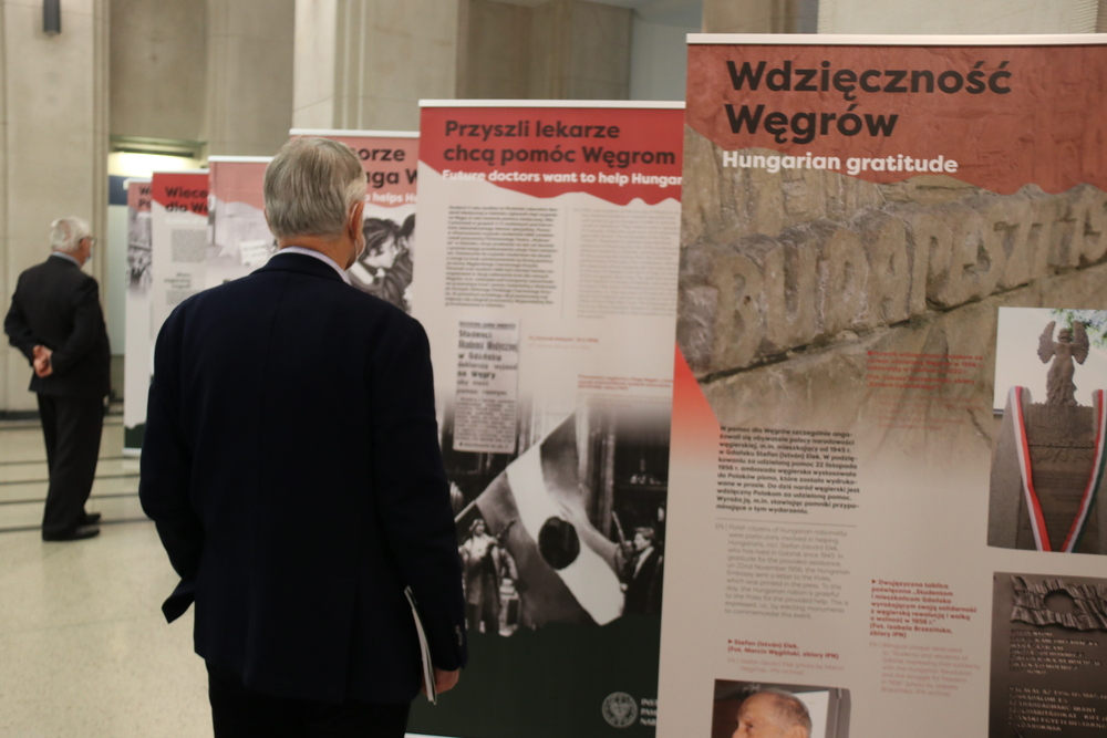 Uroczyste otwarcie wystawy IPN Gdańsk „Solidarni z Węgrami. Pomoc gdańszczan dla powstańców węgierskich w 1956 r.” – Gdańsk, 26 października 2021