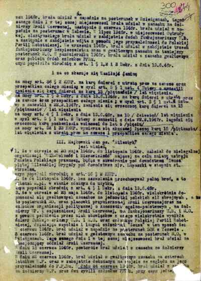 Wyrok skazujący Janinę Wasiłojć-Smoleńską na karę śmierci. Bydgoszcz, 8 marca 1947 r. (IPN By 070/434 t. 5) #4