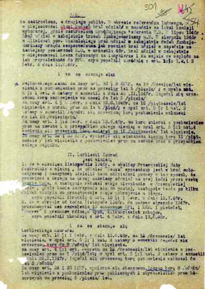 Wyrok skazujący Janinę Wasiłojć-Smoleńską na karę śmierci. Bydgoszcz, 8 marca 1947 r. (IPN By 070/434 t. 5) #5