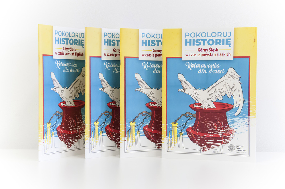 Kolorowanka edukacyjna dla dzieci „Pokoloruj historię. Górny Śląsk w czasie powstań śląskich”