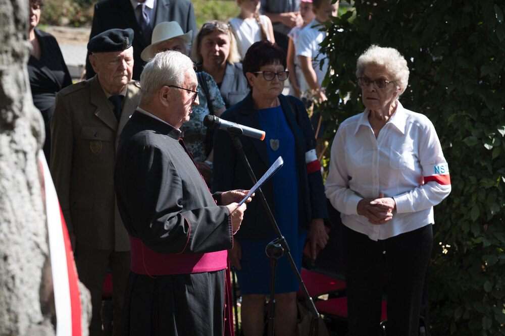 Uroczystości pogrzebowe Józefa Lewickiego, żołnierza VII Śląskiego Okręgu NSZ – Szczyrk, 6 września 2024. Fot.: IPN K. Łojko