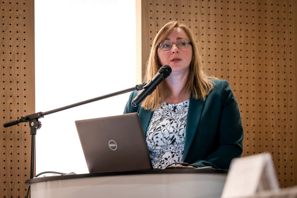 Dr Marta Paszek (Oddział Instytutu Pamięci Narodowej w Katowicach). Fot.: IPN K. Łojko