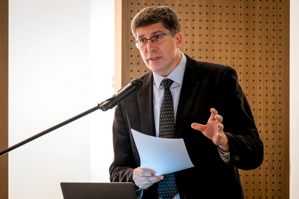 Dr hab. Adam Dziurok, prof. ucz. (Oddział Instytutu Pamięci Narodowej w Katowicach, Uniwersytet Kardynała Stefana Wyszyńskiego w Warszawie). Fot.: IPN K. Łojko