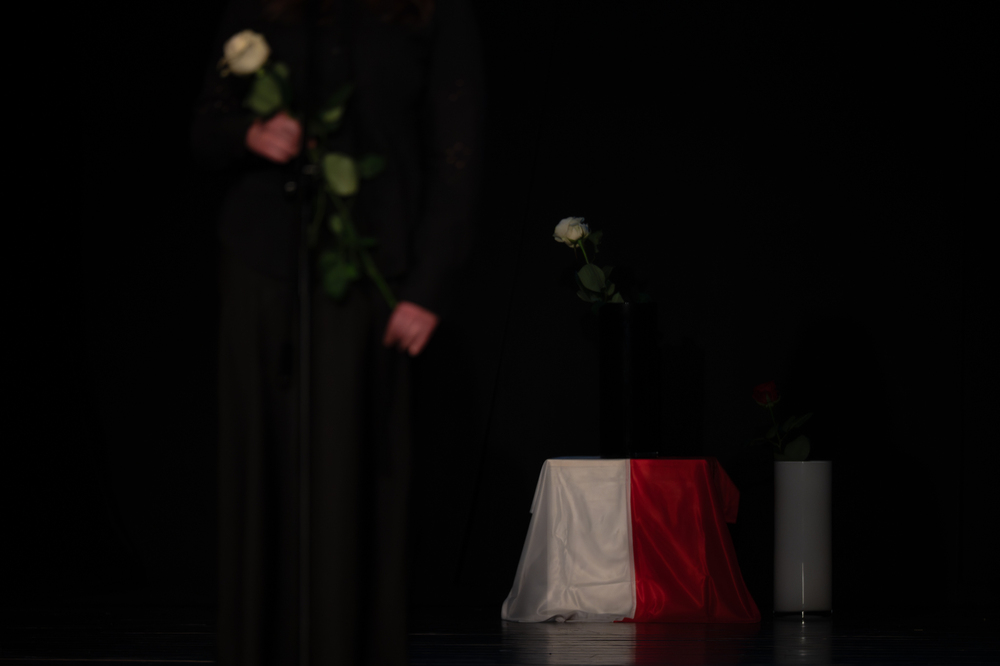 Gala finałowa XI edycji ogólnopolskiego konkursu recytatorskiego „W kręgu poezji i prozy lagrowej więźniarek KL Ravensbrück“ im. Wandy Półtawskiej – Ruda Śląska, 9 kwietnia 2025. Fot.: IPN Krzysztof Łojko