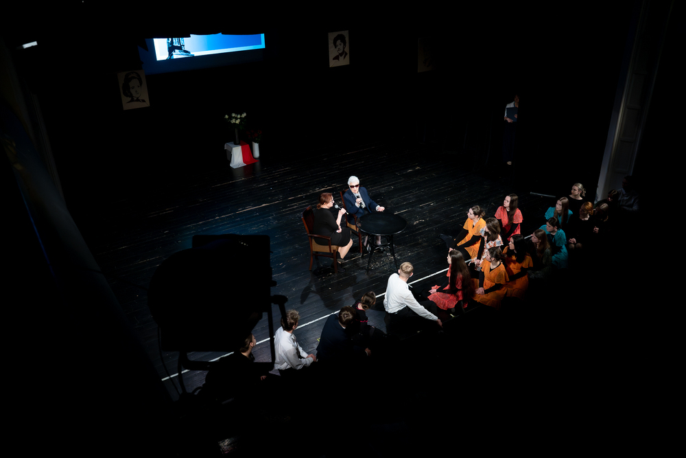 Gala finałowa XI edycji ogólnopolskiego konkursu recytatorskiego „W kręgu poezji i prozy lagrowej więźniarek KL Ravensbrück“ im. Wandy Półtawskiej – Ruda Śląska, 9 kwietnia 2025. Fot.: IPN Krzysztof Łojko