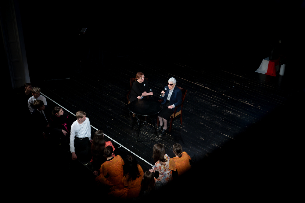 Gala finałowa XI edycji ogólnopolskiego konkursu recytatorskiego „W kręgu poezji i prozy lagrowej więźniarek KL Ravensbrück“ im. Wandy Półtawskiej – Ruda Śląska, 9 kwietnia 2025. Fot.: IPN Krzysztof Łojko