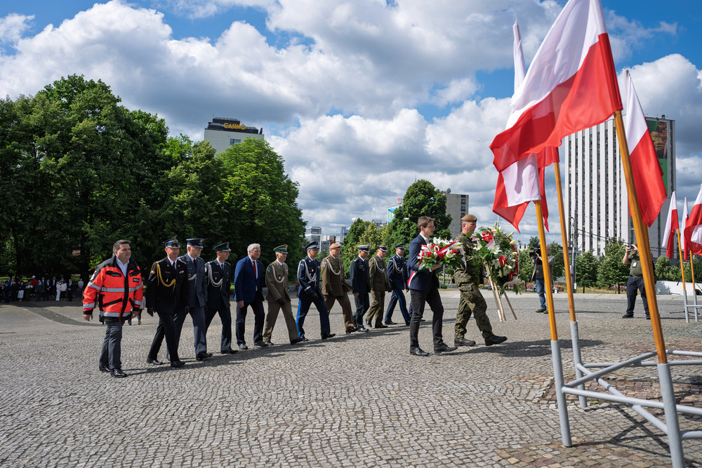 Narodowy Dzień Powstań Śląskich – uroczyste obchody w Katowicach. Fot.:IPN Krzysztof Łojko