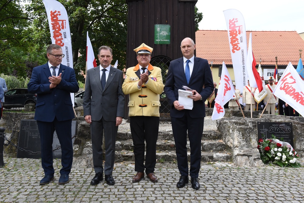 45. rocznica pierwszego strajku na Górnym Śląsku w tarnogórskim „Fazosie“. Fot. Monika Kobylańska/IPN