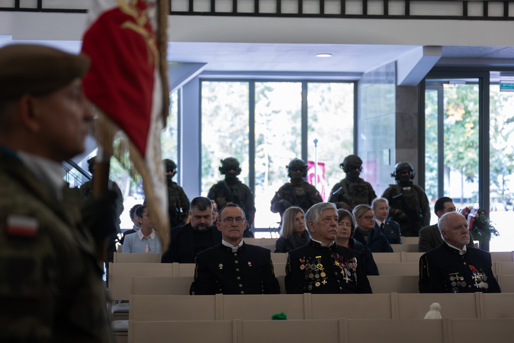 W Warszawie upamiętniliśmy powstańca śląskiego płk. Tadeusza Puszczyńskiego „Konrada Wawelberga” w ramach akcji „Wszyscy jesteśmy ze Śląska!". Fot.: IPN Krzysztof Łojko