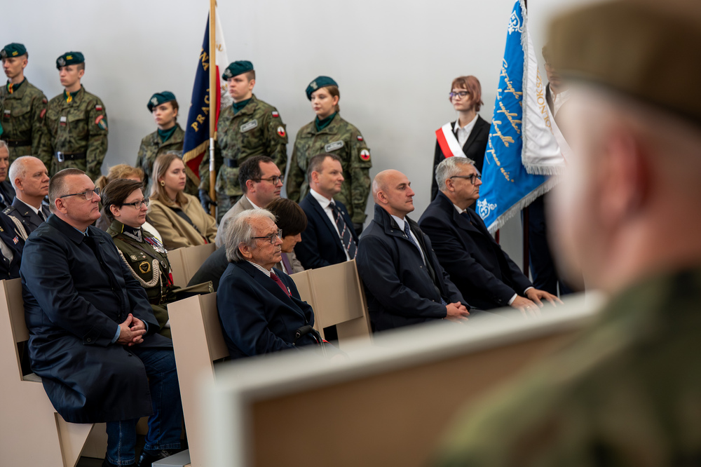 W Warszawie upamiętniliśmy powstańca śląskiego płk. Tadeusza Puszczyńskiego „Konrada Wawelberga” w ramach akcji „Wszyscy jesteśmy ze Śląska!". Fot.: IPN Krzysztof Łojko