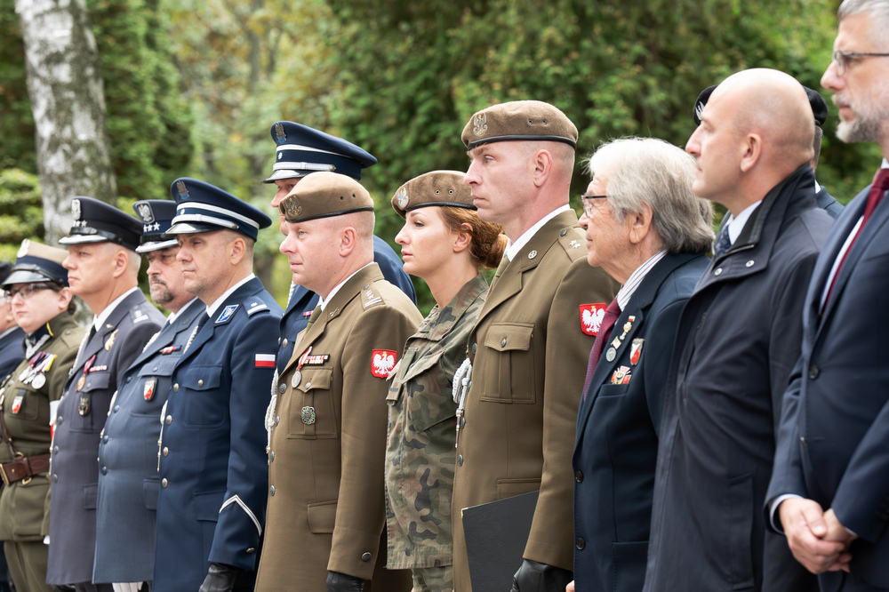 W Warszawie upamiętniliśmy powstańca śląskiego płk. Tadeusza Puszczyńskiego „Konrada Wawelberga” w ramach akcji „Wszyscy jesteśmy ze Śląska!". Fot.: IPN Krzysztof Łojko
