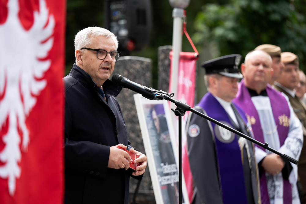 W Warszawie upamiętniliśmy powstańca śląskiego płk. Tadeusza Puszczyńskiego „Konrada Wawelberga” w ramach akcji „Wszyscy jesteśmy ze Śląska!". Fot.: IPN Krzysztof Łojko
