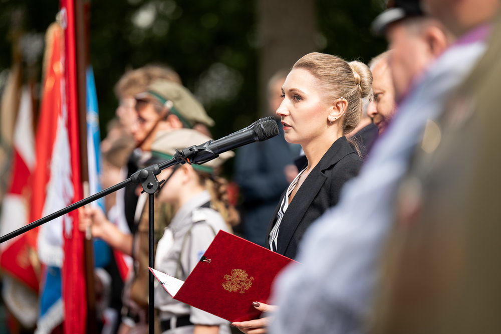 W Warszawie upamiętniliśmy powstańca śląskiego płk. Tadeusza Puszczyńskiego „Konrada Wawelberga” w ramach akcji „Wszyscy jesteśmy ze Śląska!". Fot.: IPN Krzysztof Łojko