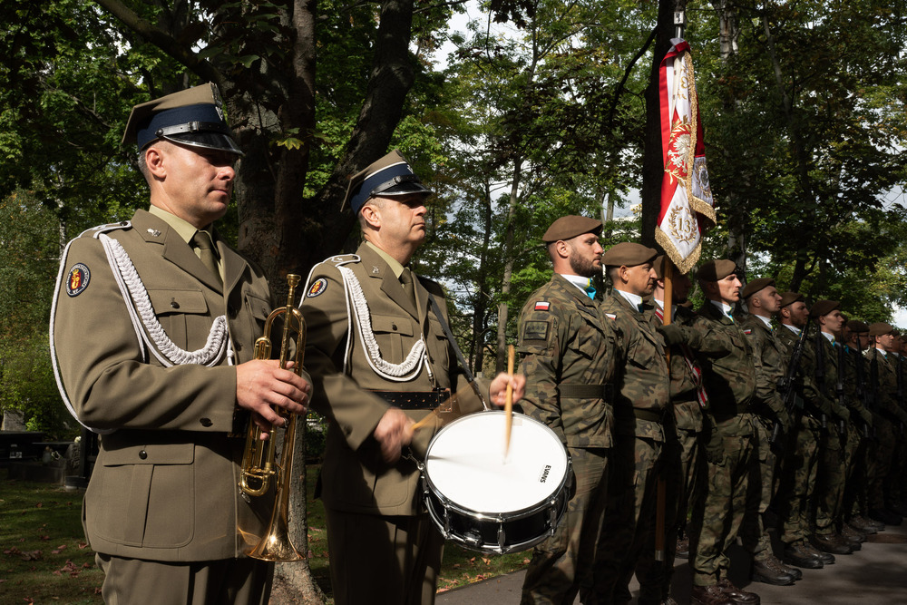 W Warszawie upamiętniliśmy powstańca śląskiego płk. Tadeusza Puszczyńskiego „Konrada Wawelberga” w ramach akcji „Wszyscy jesteśmy ze Śląska!". Fot.: IPN Krzysztof Łojko