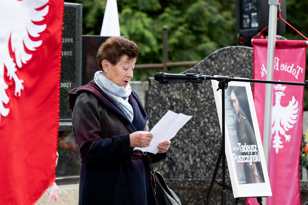 W Warszawie upamiętniliśmy powstańca śląskiego płk. Tadeusza Puszczyńskiego „Konrada Wawelberga” w ramach akcji „Wszyscy jesteśmy ze Śląska!". Fot.: IPN Krzysztof Łojko