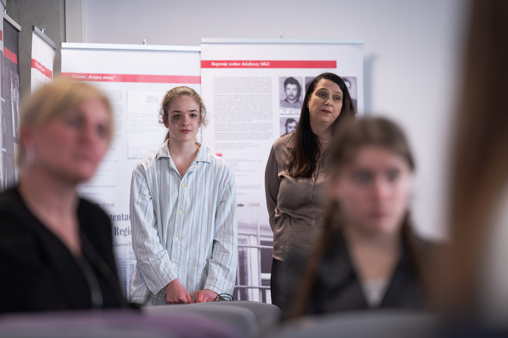 „W kręgu poezji i prozy lagrowej więźniarek KL Ravensbrück im. Wandy Półtawskiej”. Fot.: IPN Krzysztof Łojko