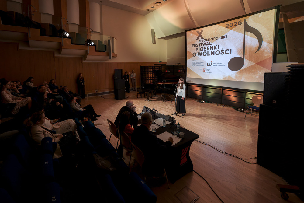 Finał X Ogólnopolskiego Festiwalu Piosenki o Wolności - Katowice, 18 kwietnia 2026. Fot.: IPN Krzysztof Łojko