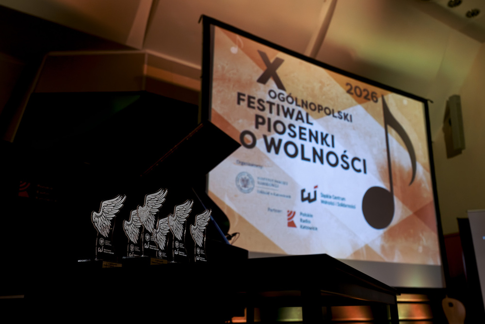Finał X Ogólnopolskiego Festiwalu Piosenki o Wolności - Katowice, 18 kwietnia 2026. Fot.: IPN Krzysztof Łojko