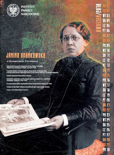 Janina Omańkowska (fot. ze zbiorów Biblioteki Śląskiej).
