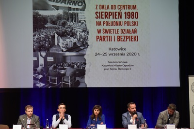 Konferencja naukowa „Z dala od Centrum. Sierpień 1980 na południu Polski w świetle działań partii i bezpieki”. Fot. K. Liszka