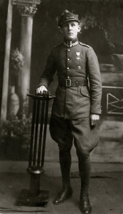 Piotr Wadas w mundurze WP lata 1925-1927.