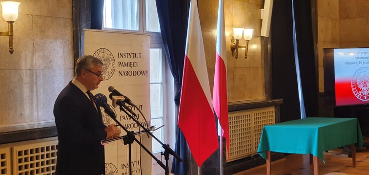 Uroczystość wręczenia Krzyży Wolności i Solidarności  w Katowicach . Fot. K. Liszka