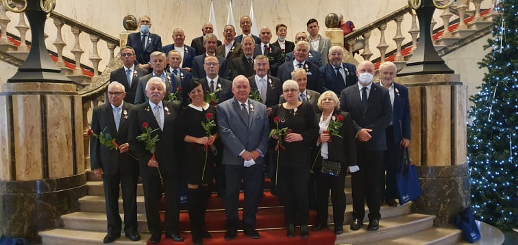 Uroczystość wręczenia Krzyży Wolności i Solidarności  w Katowicach . Fot. K. Liszka