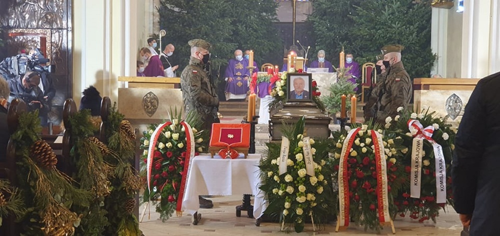 Uroczystości pogrzebowe śp. Andrzeja Rozpłochowskiego