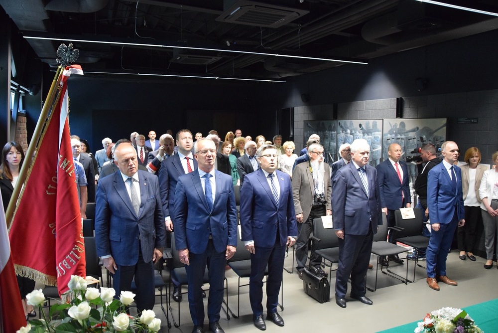 Uroczystość wręczenia Krzyży Wolności i Solidarności w Katowicach. Fot. Tomasz Marszałek/IPN