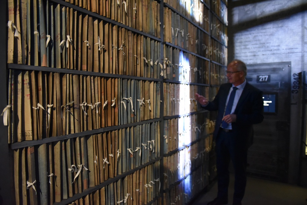 Zwiedzanie Śląskiego Centrum Wolności i Solidarności. Fot. Monika Kobylańska/IPN