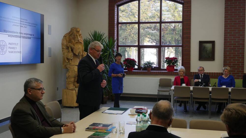 Konferencja edukacyjna dla nauczycieli „Opór społeczny mieszkańców powiatu bieruńsko-lędzińskiego w czasie stanu wojennego w 35. rocznicę strajku w KWK »Ziemowit« i w KWK »Piast«”