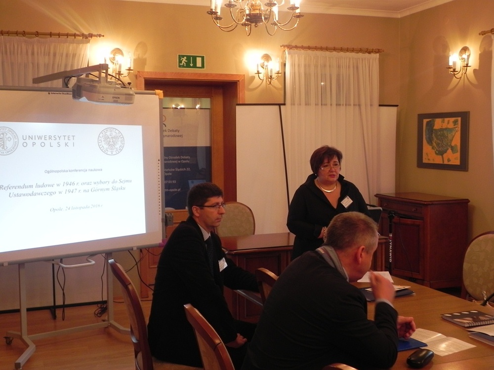 Ogólnopolska konferencja naukowa „Referendum ludowe w 1946 r. oraz wybory do Sejmu Ustawodawczego w 1947 r. na Górnym Śląsku”.