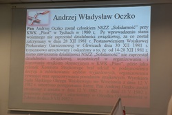 Andrzej Oczko odznaczony Krzyżem Wolności i Solidarności w Katowicach. Fot. M. Kobylańska/IPN