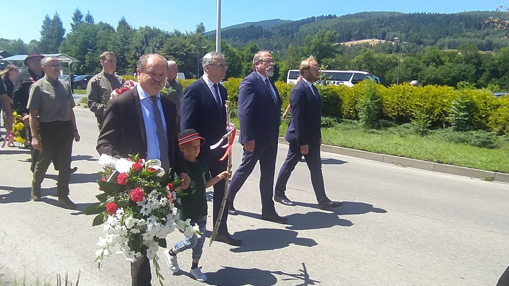 Uroczystość pogrzebowa śp. Jana Ficka, żołnierza VII Śląskiego Okręgu NSZ. Fot. Monika Kobylańska/IPN