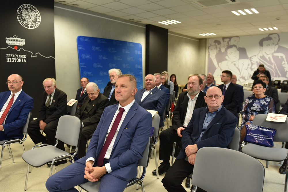 Uroczystość wręczenia Krzyży Wolności i Solidarności w Katowicach.