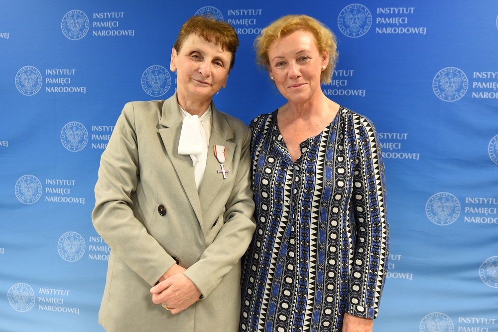 Uroczystość wręczenia Krzyży Wolności i Solidarności w Katowicach.