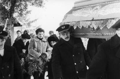 Uroczystości pogrzebowe Ryszarda Gzika, Katowice-Piotrowice, 21 XII 1981 r. sygn. akt IPN Ka 063/154