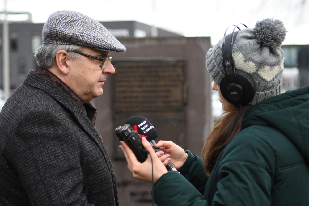 45. rocznica powstania Wolnych Związków Zawodowych w Katowicach. Fot. Krzysztof Łojko/IPN
