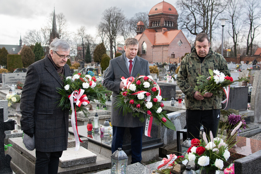 45. rocznica powstania Wolnych Związków Zawodowych w Katowicach. Fot. Krzysztof Łojko/IPN
