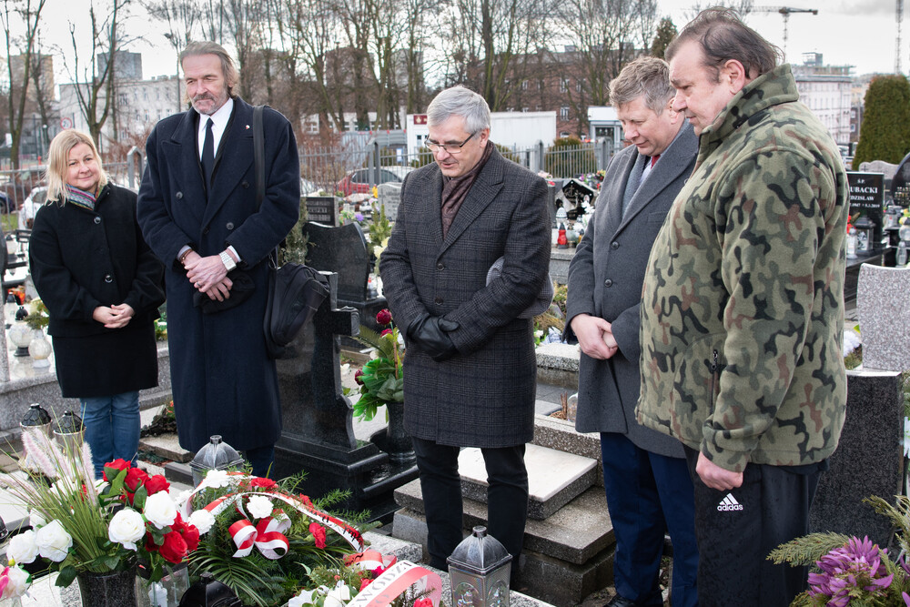 45. rocznica powstania Wolnych Związków Zawodowych w Katowicach. Fot. Krzysztof Łojko/IPN