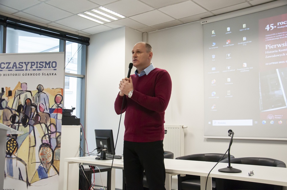 Wykład dr. Jarosława Nei o śląskich WZZ. Fot. A. Korol-Chudy/IPN