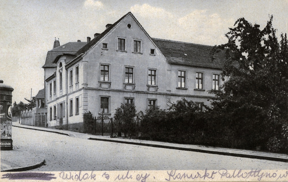 Konwikt pallotynów w Ząbkowicach Śląskich, 1948 r. (karta wydana przez instytut sztuki Kettling &amp; Krüger w okresie przed 1945 r.; IPN Ka 023/1169)