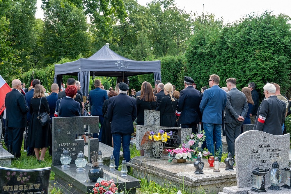 Pogrzeb mjr. Stanisława Turskiego  ps. „Czarnocki”. Fot. Krzysztof Łojko/IPN