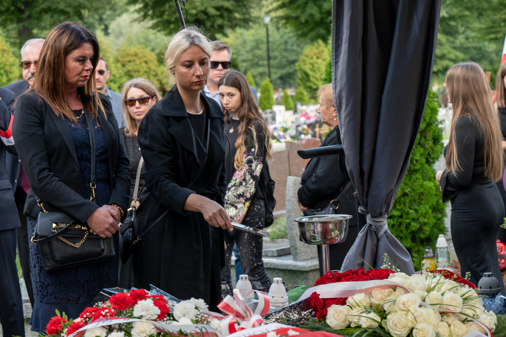 Pogrzeb mjr. Stanisława Turskiego  ps. „Czarnocki”. Fot. Krzysztof Łojko/IPN