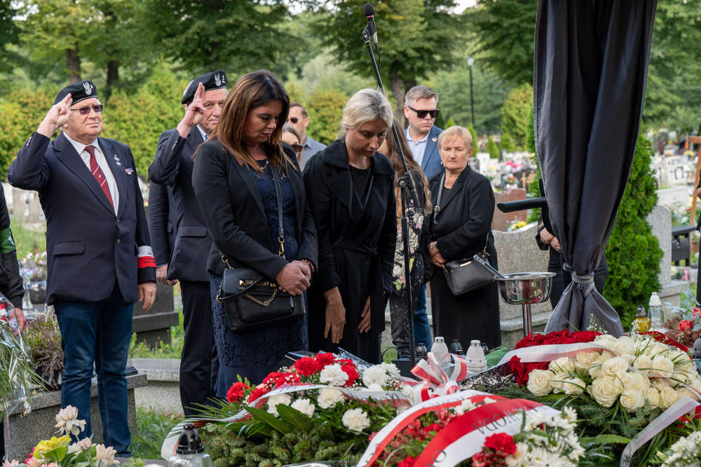 Pogrzeb mjr. Stanisława Turskiego  ps. „Czarnocki”. Fot. Krzysztof Łojko/IPN