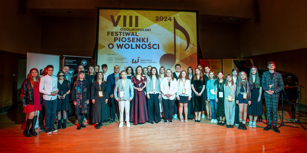 Finał VIII Ogólnopolskiego Festiwalu Piosenki o Wolności – Katowice, 20 kwietnia 2024