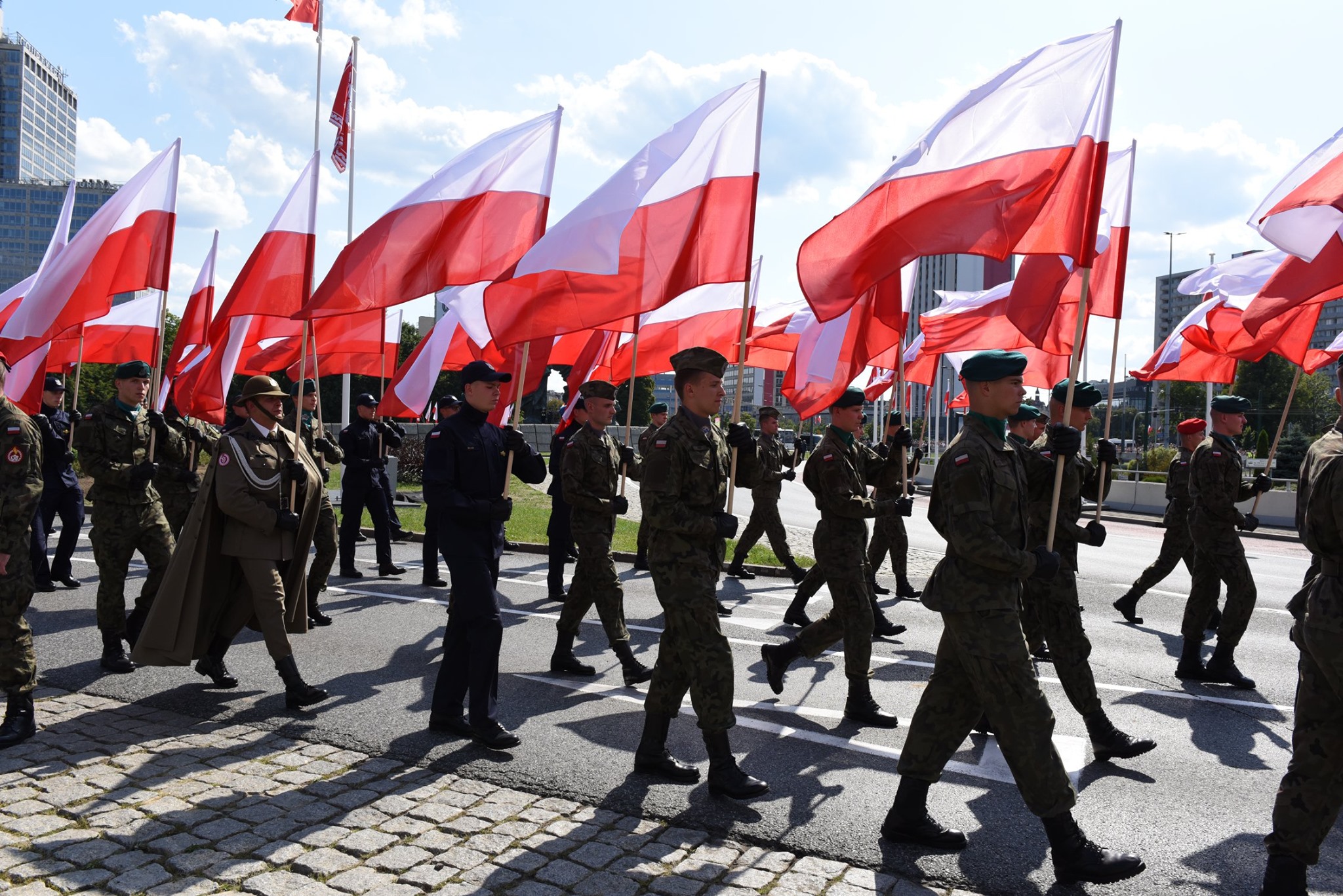 wide Defilada „Wierni Polsce” w Katowicach, 15 sierpnia 2019 r.