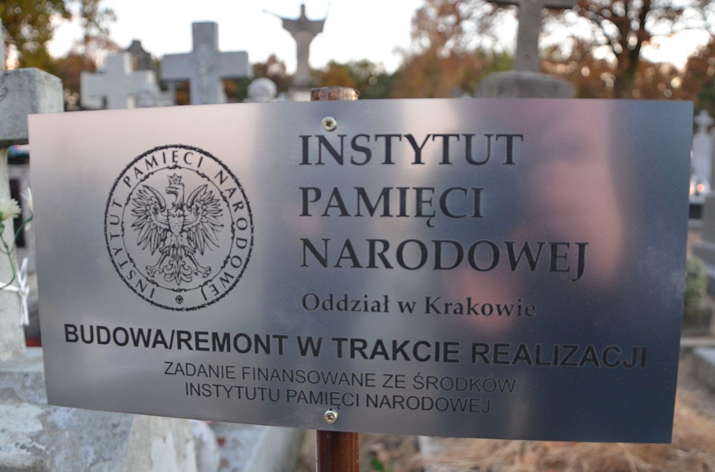 Krakowski IPN remontuje groby weteranów walk o niepodległość Polski. Fot. IPN