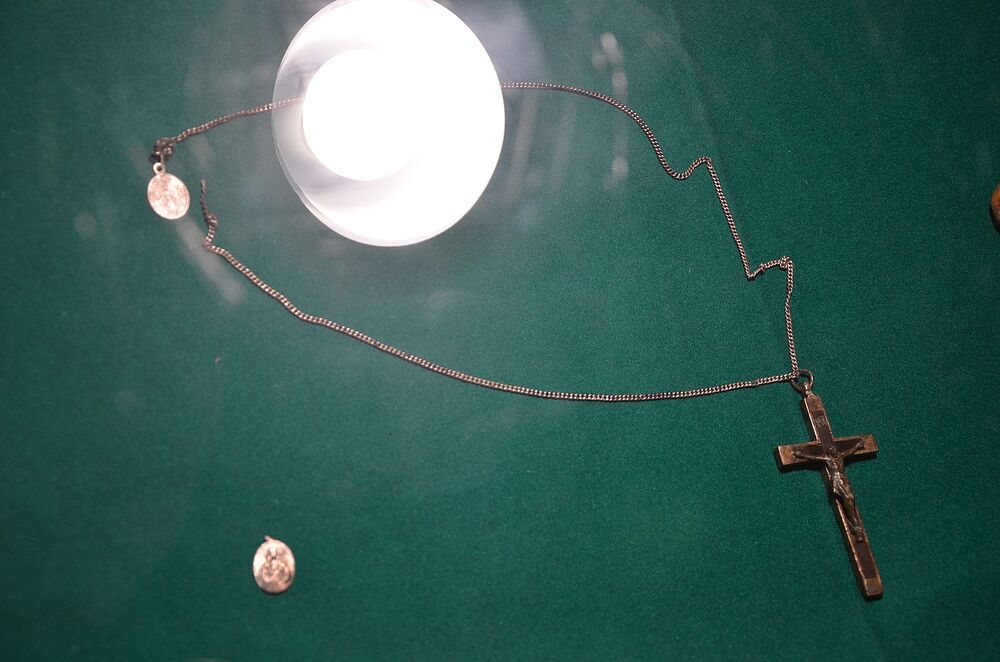 W łagiewnickim sanktuarium otwarto wystawę IPN o ks. Michale Rapaczu. Fot. Janusz Ślęzak (IPN)