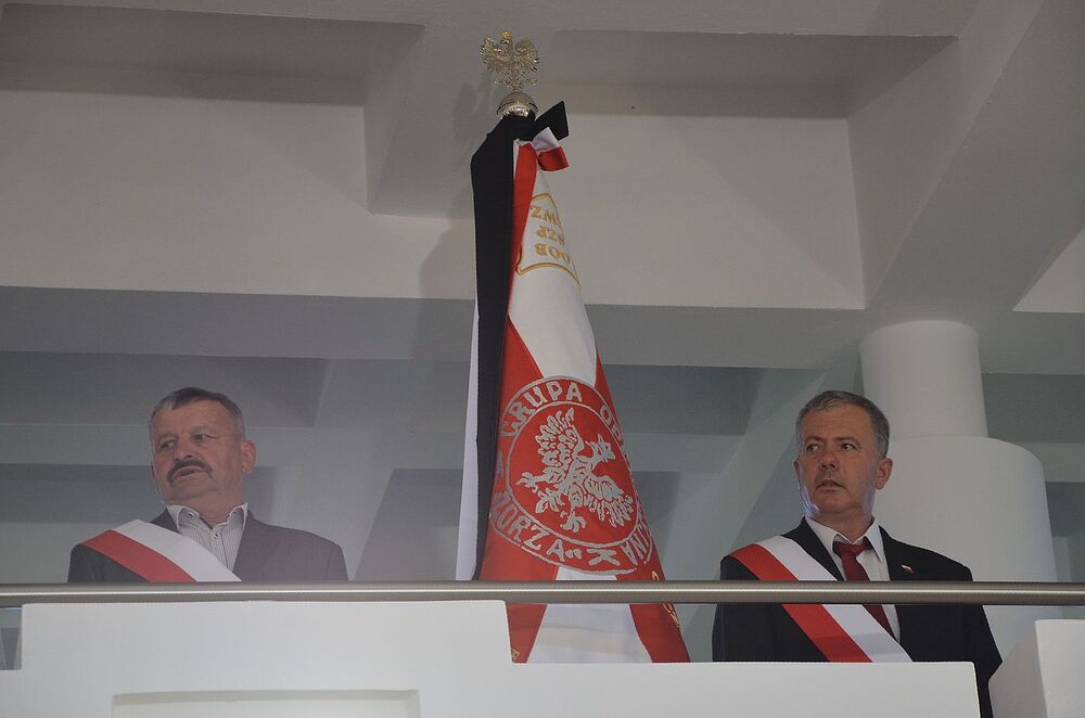 Wadowice. Uroczystości pogrzebowe Mariana Misiaka, Żołnierza Wyklętego. Fot. Janusz Ślęzak (IPN)